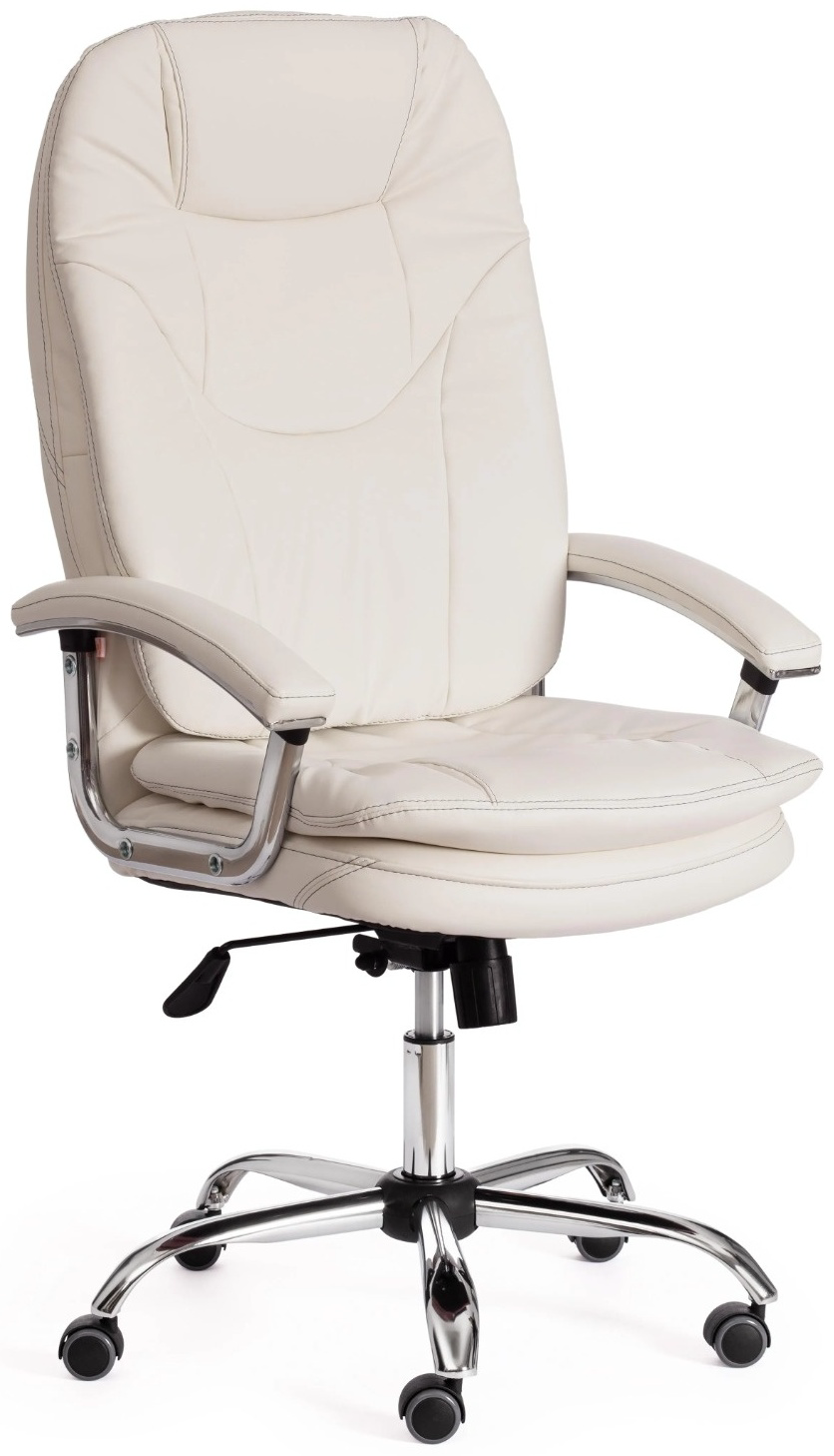 Кресло офисное Tetchair Softy Lux 15284 126х65х45см белый купить,NaN