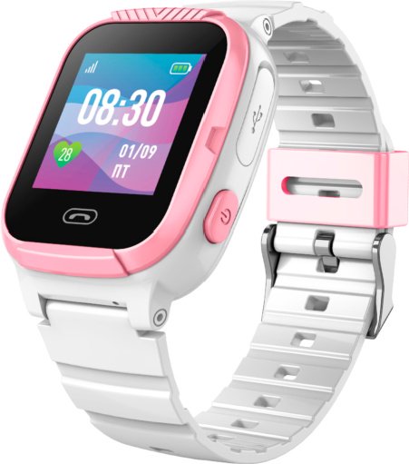 Смарт-часы Wonlex Smart Baby Watch GW100S CT-17 белый-розовый купить,NaN