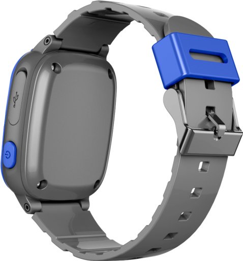 Смарт-часы Wonlex Smart Baby Watch GW100S CT-17 синий-серый купить,NaN
