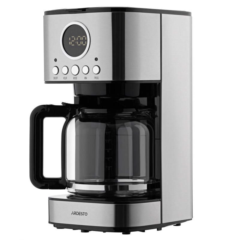 Кофеварка Ardesto FCM-D3200 черно-серебристая