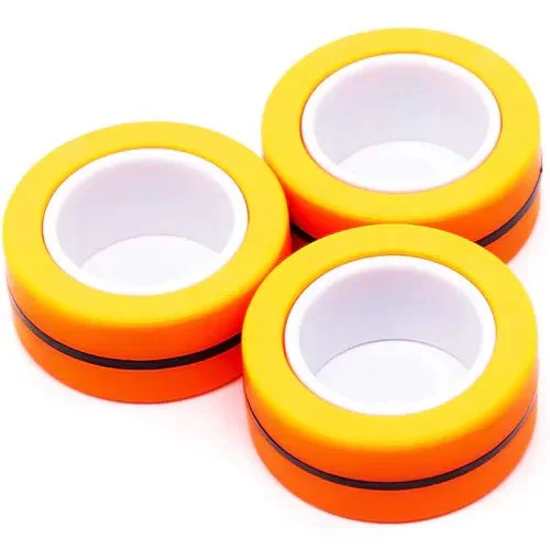 Игрушка-антистресс Magnetic Ring оранжевая купить,NaN