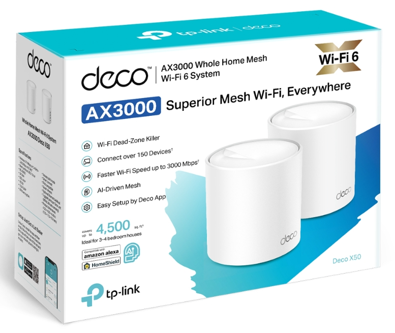 Беспроводная MESH-система TP-Link Deco X50(2-pack) - ForteMarket Беспроводная MESH-система TP-Link Deco X50(2-pack) купить,0