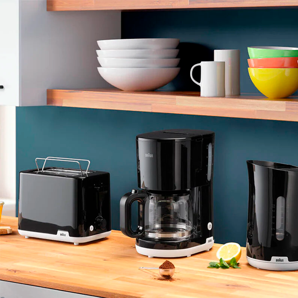 Тостер Braun HT1010BK черный - ForteMarket Тостер Braun HT1010BK черный купить,0