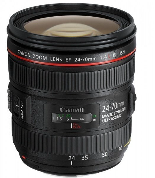 Объектив Canon EF 24-70MM 4.0L IS USM 6313B005 черный купить,NaN
