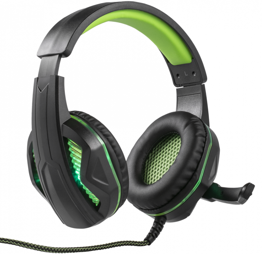 Наушники Harper GHS-R100 черно-зеленые