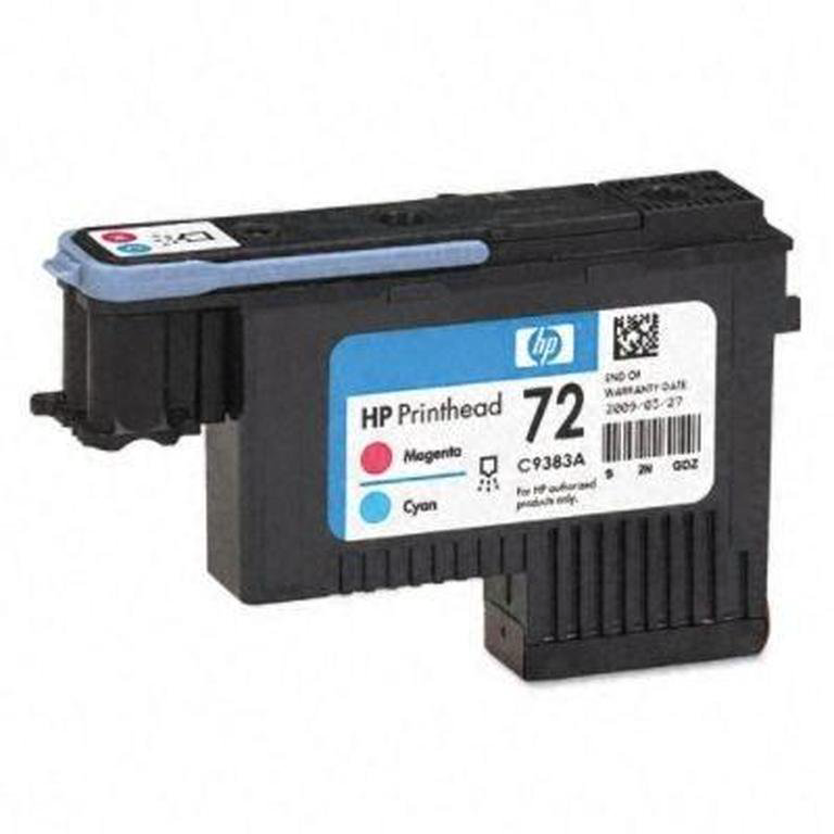 Печатающая головка HP 72 C9383A пурпурная/голубая