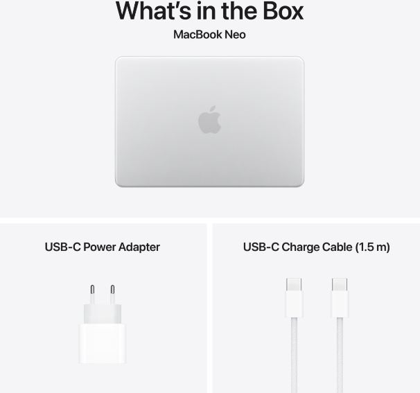 Ноутбук Apple MacBook Neo 13 2026 512GB MHFC4RU/A Silver