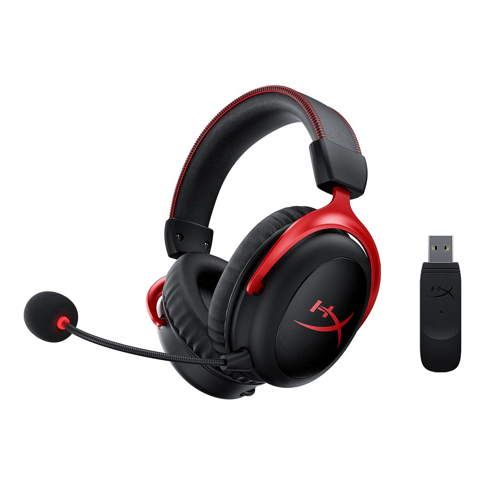 Наушники HyperX Cloud II Wireless HHSC2X-BA-RD/G черные купить,NaN