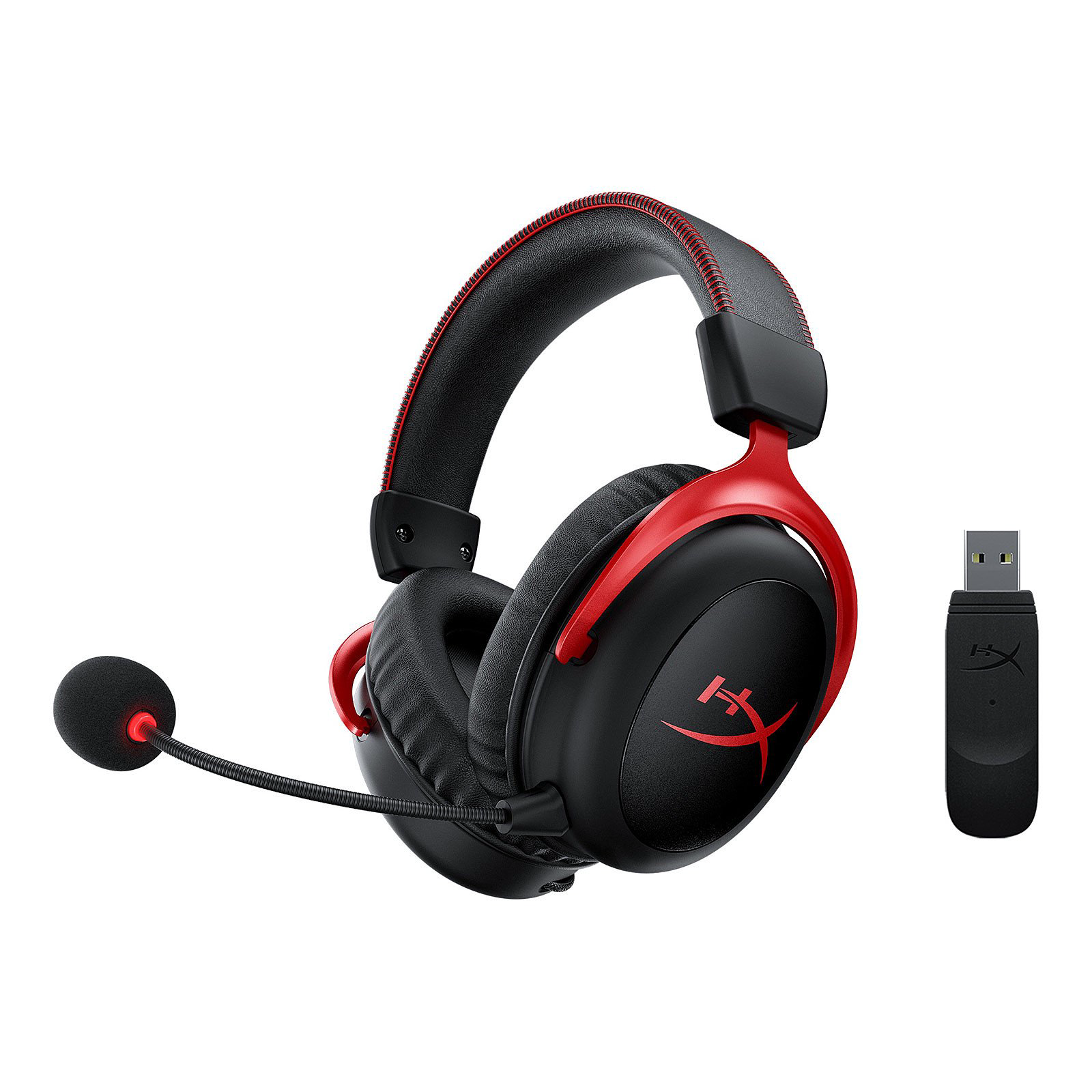 Наушники HyperX Cloud II Wireless HHSC2X-BA-RD/G черные купить,NaN
