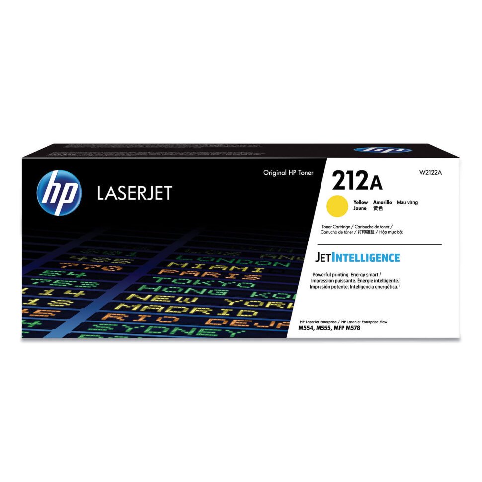 Картридж HP W2122A 212A желтый