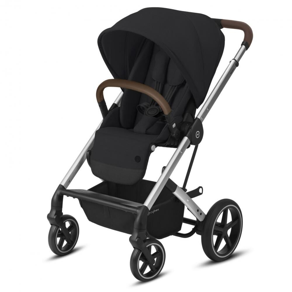 Коляска прогулочная Cybex Talos S Lux SLV Deep Black с дождевиком купить,NaN