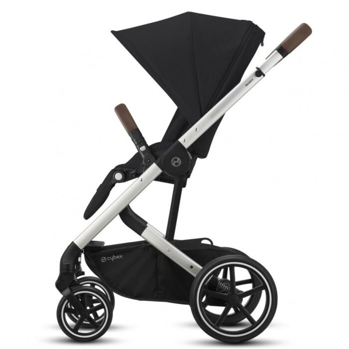 Коляска прогулочная Cybex Talos S Lux SLV Deep Black с дождевиком купить,NaN