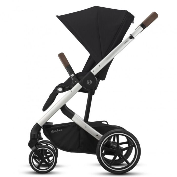 Коляска прогулочная Cybex Talos S Lux SLV Deep Black с дождевиком купить,NaN