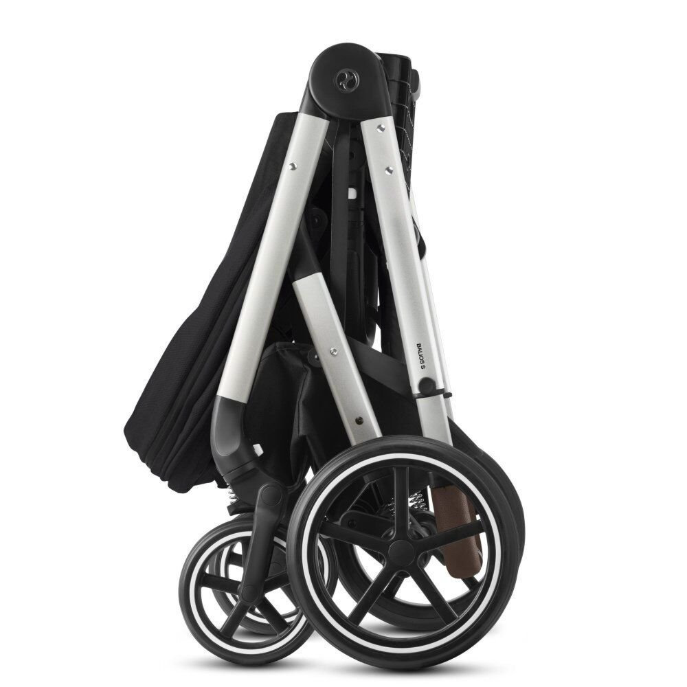 Коляска прогулочная Cybex Talos S Lux SLV Deep Black с дождевиком купить,NaN