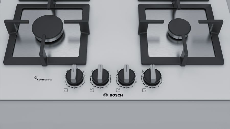 Газовая варочная поверхность Bosch PPP6A2B20O белая - ForteMarket Газовая варочная поверхность Bosch PPP6A2B20O белая купить,0