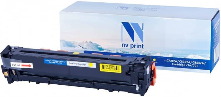 Картридж NV-Print CF212A/CE322A/CB542A/716/731 желтый  купить,NaN