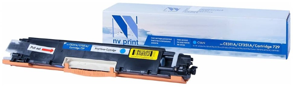 Картридж NV-Print CE311A/CF351A/729 голубой  купить,NaN