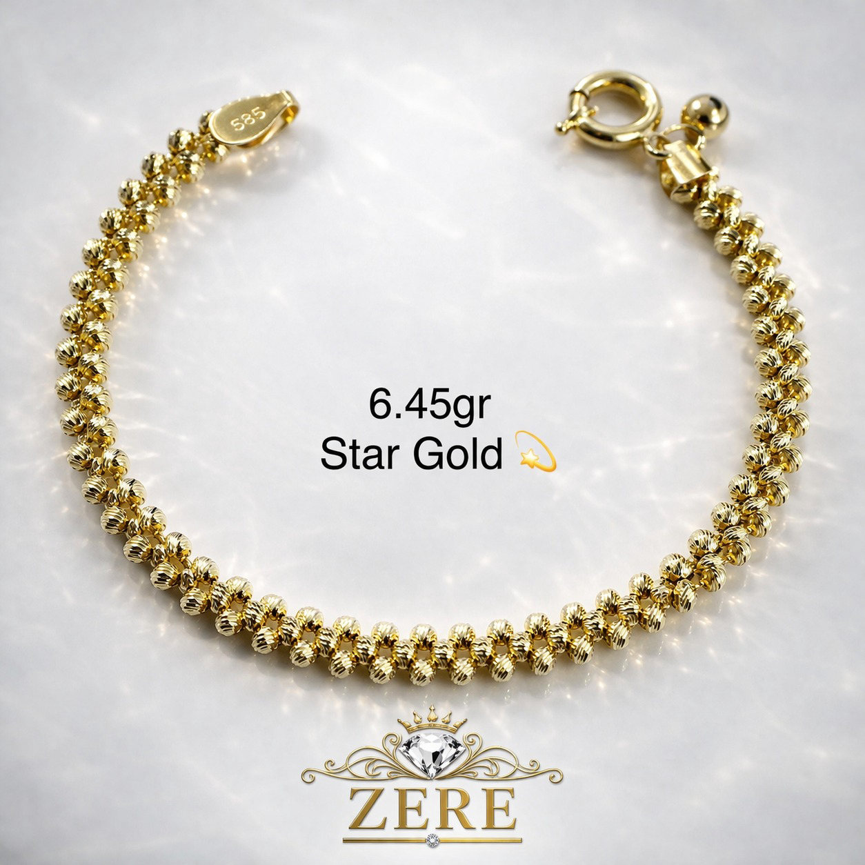 Браслет Zere ZR010407 золото 6.45гр 19р купить,568600