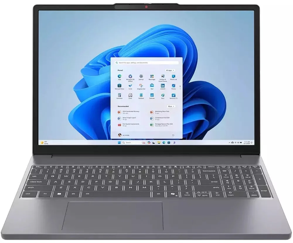  Ноутбук Lenovo IdeaPad Slim 3 15AHP10 83KA000VRK 15.3" Luna Grey купить,NaN