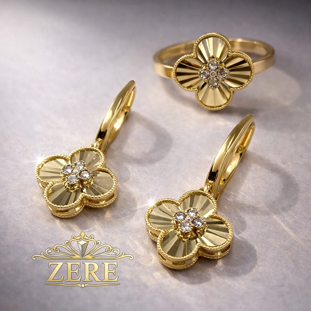 Комплект Zere ZR010419 золото 5.6гр 18р купить,495300