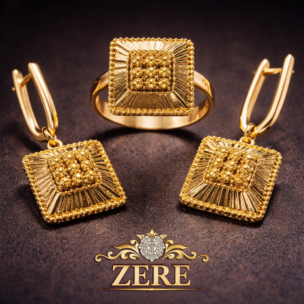 Комплект Zere ZR010415 золото 10.05гр 18р купить,892600