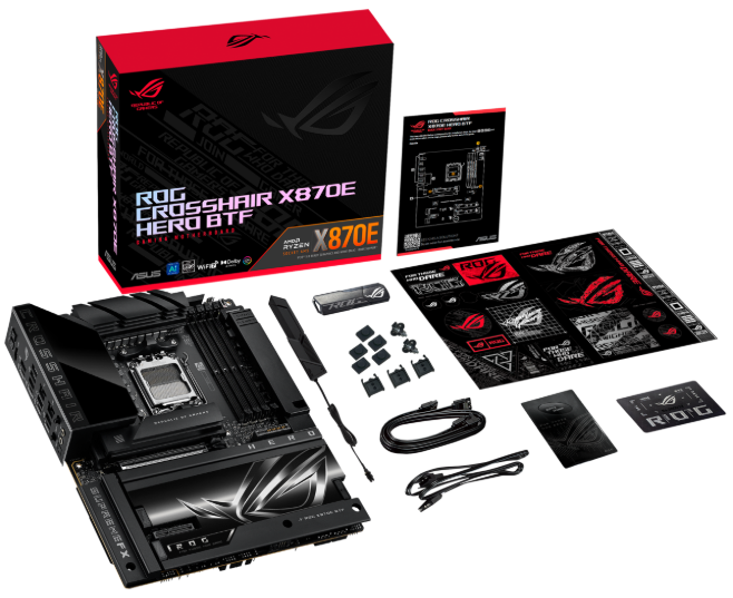 Материнская плата ASUS ROG Crosshair X870E Hero BTF 90MB1MX0-M0EAY0 купить,508463