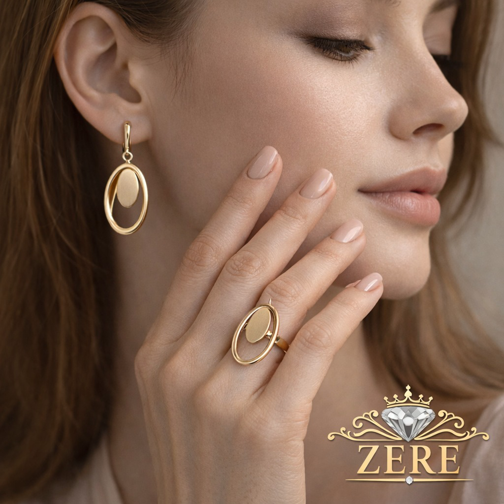 Комплект Zere ZR010414 золото 5.6гр 18р купить,520100