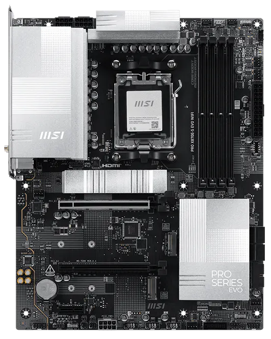 Материнская плата MSI PRO X870E-S EVO WiFi