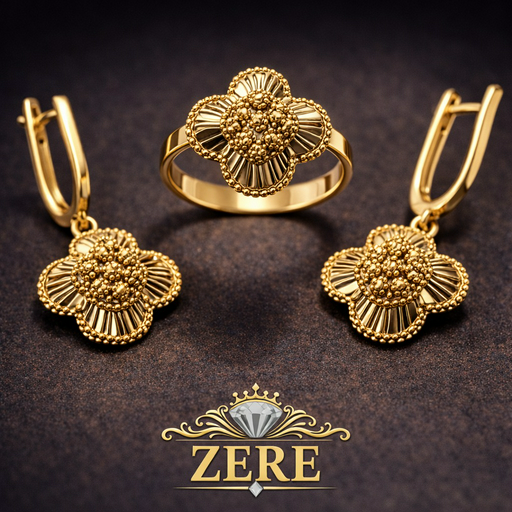 Комплект Zere ZR010417 золото 8.0гр 19р