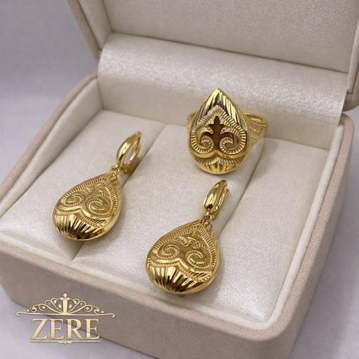 Комплект Zere ZR010424 золото 8.04гр 19р