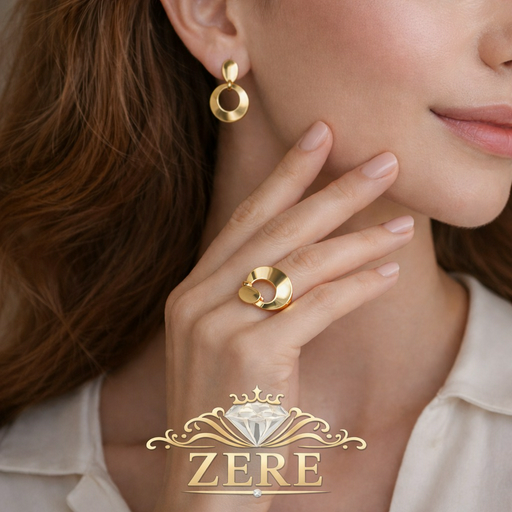 Комплект Zere ZR010418 золото 9.01гр 18.5р