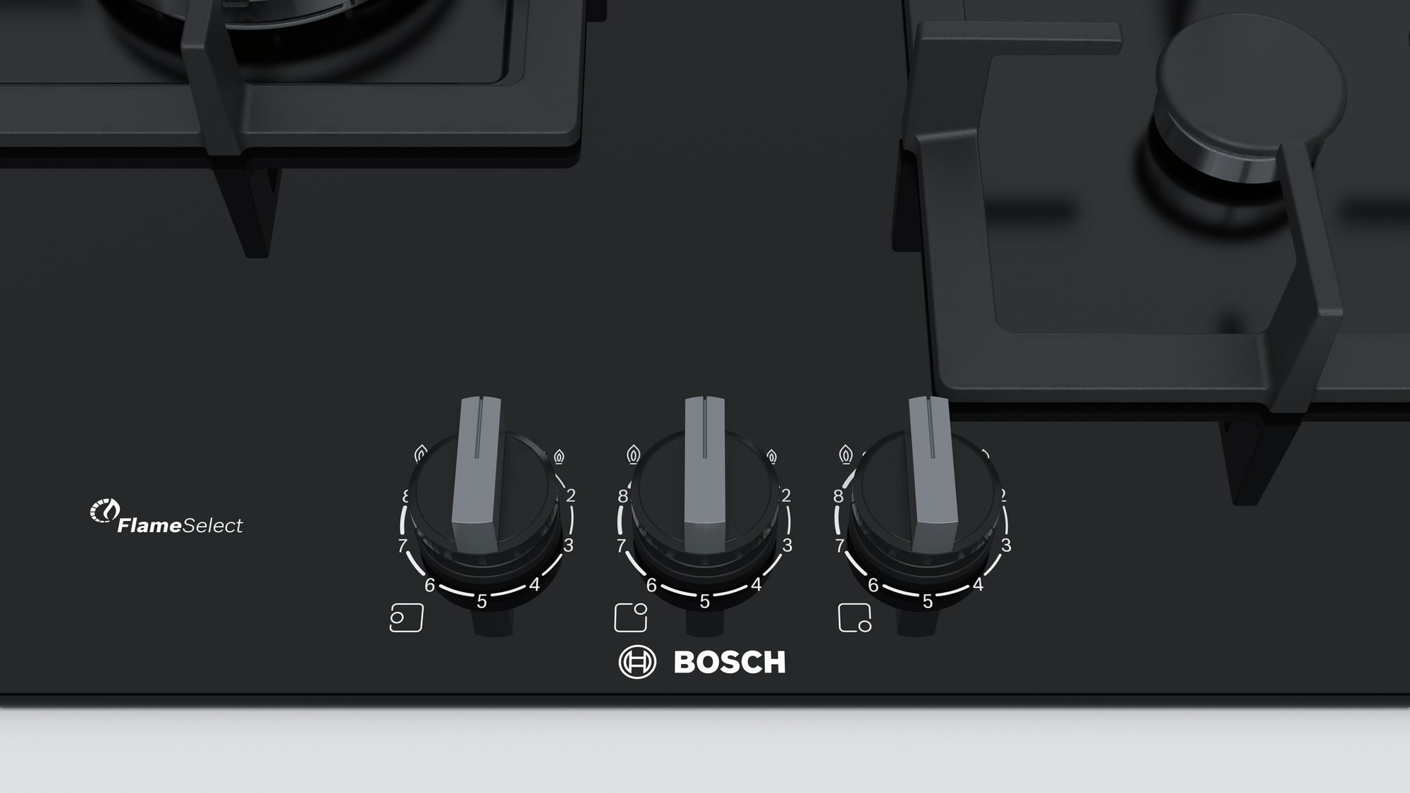 Газовая варочная поверхность Bosch PPC6A6B20 черная купить,NaN