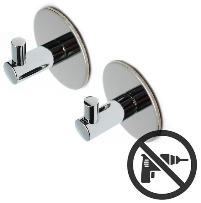 Крючок Fixsen Practica FX-558B хром 2шт купить,NaN