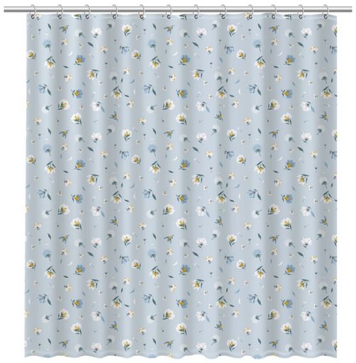 Штора Fixsen Garden FX-1509 180x200см голубой