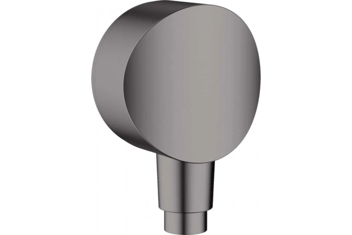 Подключение для душевого шланга Hansgrohe Fixfit S 26453340 черный хром купить,40000