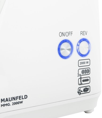 Мясорубка Maunfeld MMG.2000W белая купить,48946