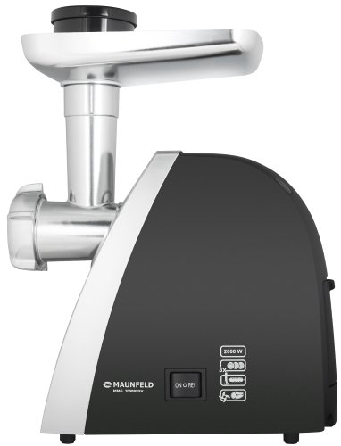 Мясорубка Maunfeld MMG.2000BRSV черная купить,NaN
