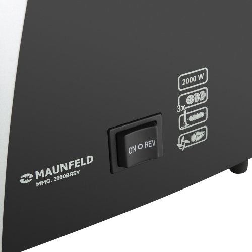 Мясорубка Maunfeld MMG.2000BRSV черная купить,0