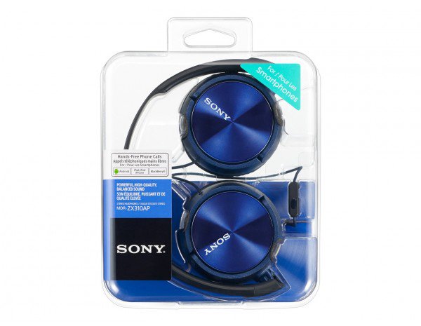 Наушники Sony MDR-ZX310 синие