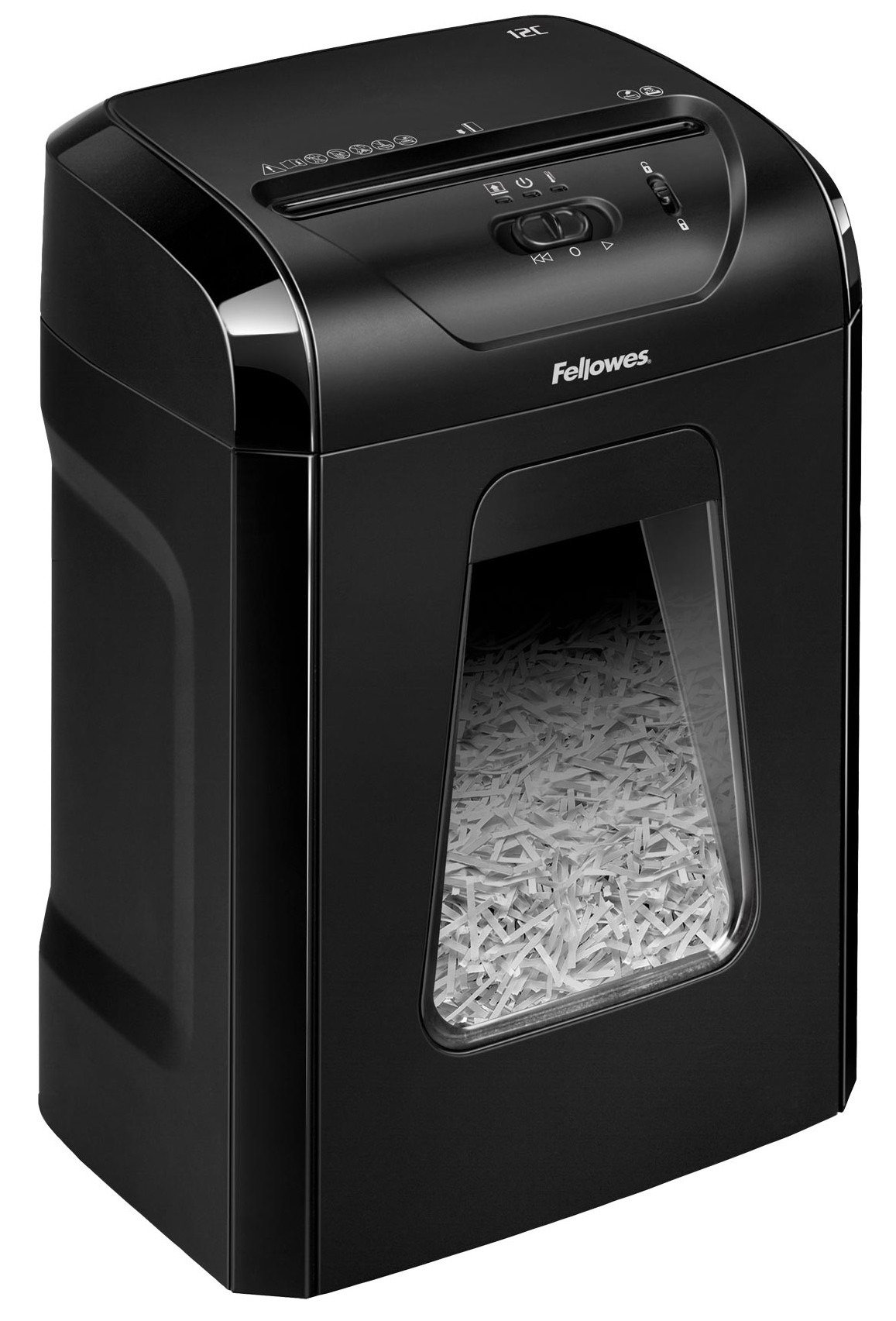 Шредер Fellowes Powershred 12C черный купить,0