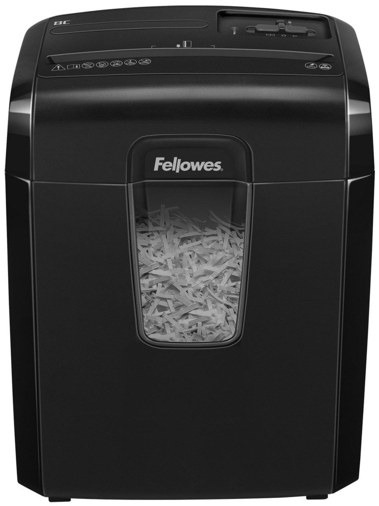 Шредер Fellowes Powershred M-8C DIN P-4 черный купить,NaN