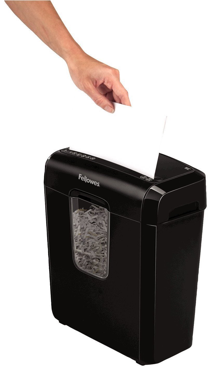Шредер Fellowes Powershred 6C черный