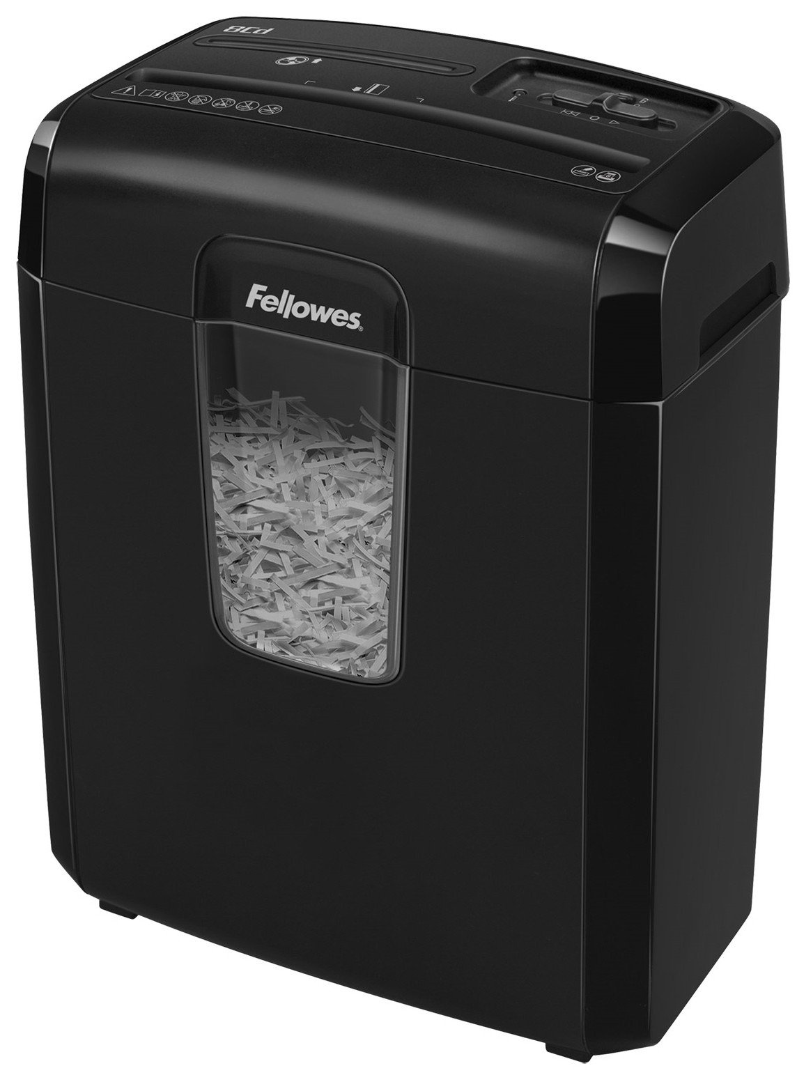 Шредер Fellowes Powershred 8Cd черный