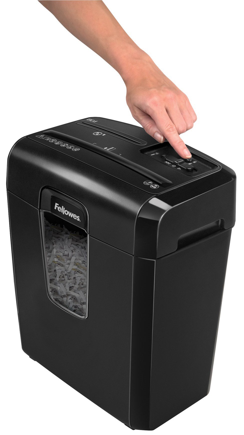 Шредер Fellowes Powershred 8Cd черный - ForteMarket Шредер Fellowes Powershred 8Cd черный купить,0