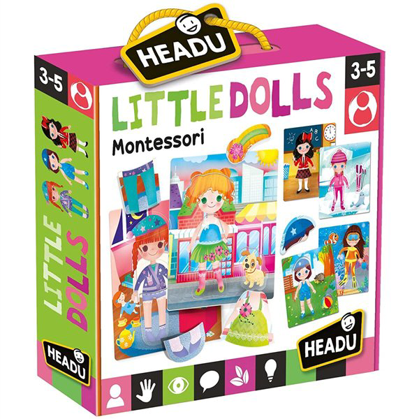 Настольная игра Headu Монтессори Маленькие куклы купить,NaN