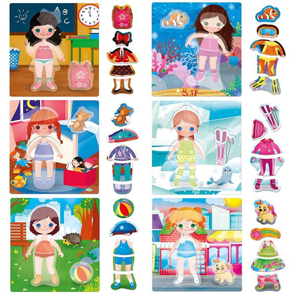 Настольная игра Headu Монтессори Маленькие куклы купить,NaN