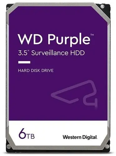 Жесткий диск HDD Western Digital Purple Surveillance WD64PURZ 6Tb