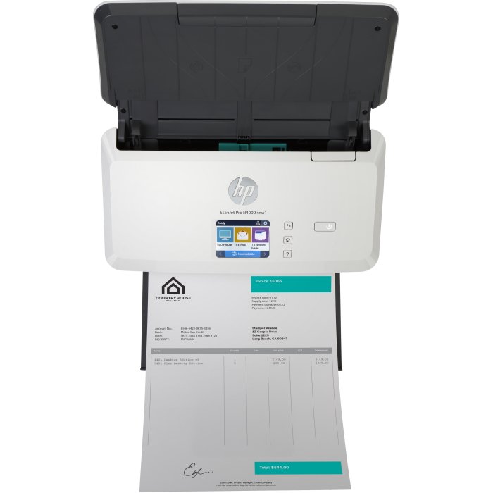 Сканер HP ScanJet Pro N4000 snw1 6FW08A#B19 купить,0