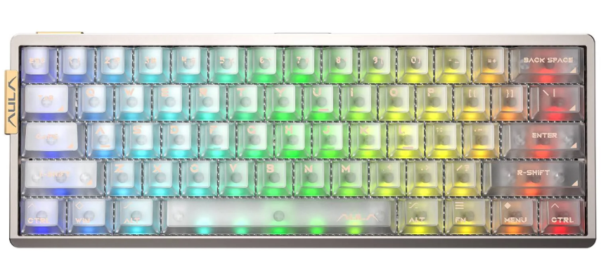 Клавиатура Aula AG60 White Frosted