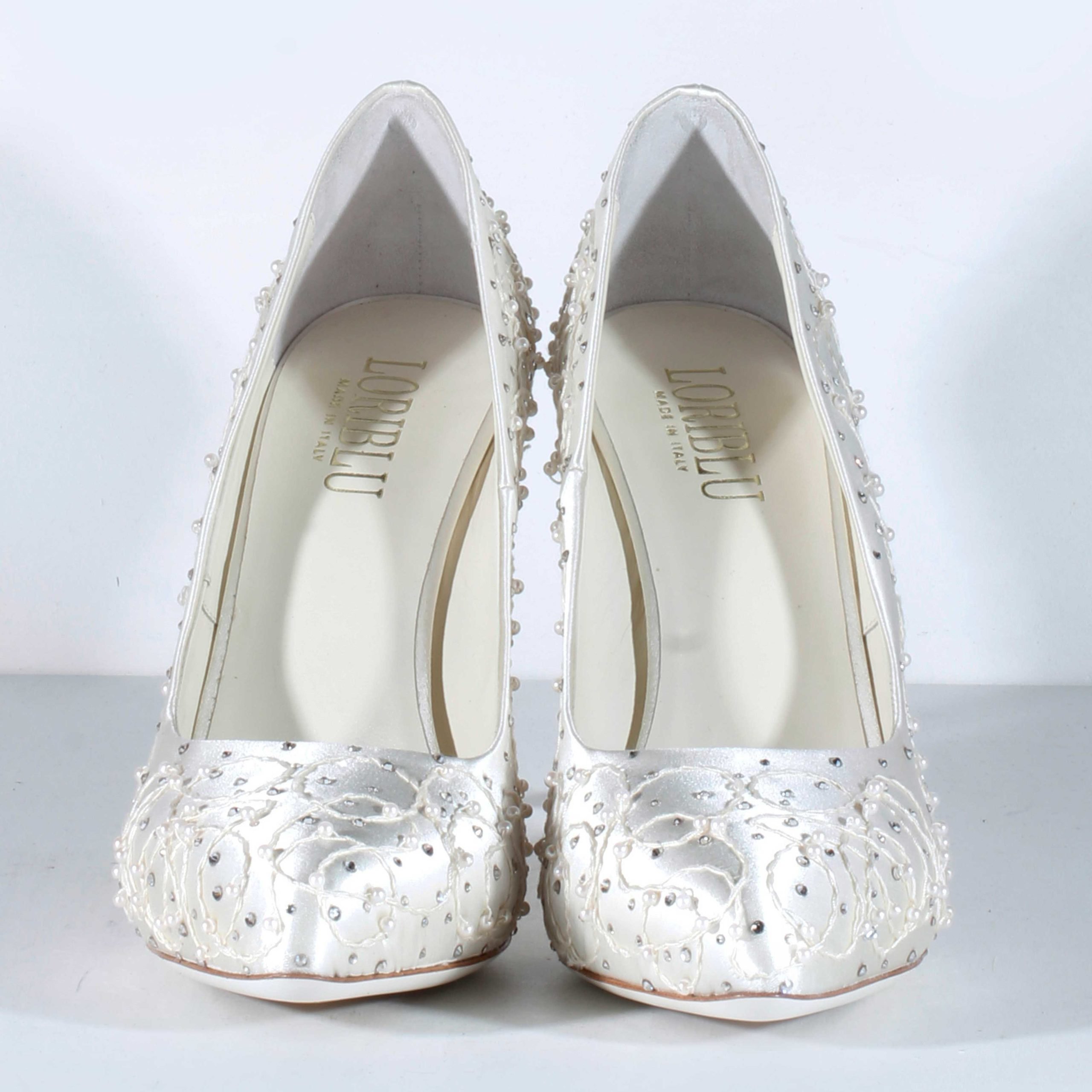 Туфли Loriblu Raso Avorio 020 3E I39283IF white 40.5 купить,NaN
